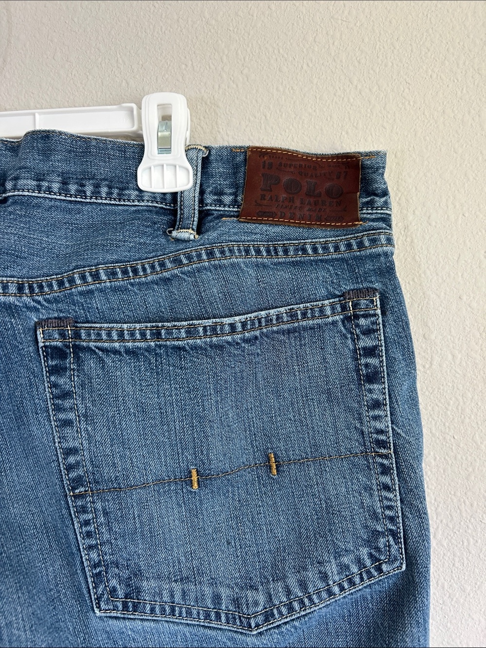 Vintage Polo Ralph Lauren Men’s Medium Blue Straight Leg Jeans
